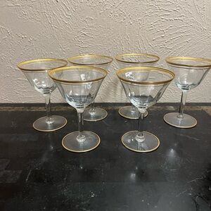 Set of 5 Golconda by Tiffin Franciscan 1960’s Liquor/Cocktail Glasses